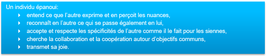 bienfaits de l'épanouissement pour ses collègues